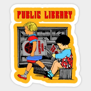 PUBLIC LIBRARY Sticker